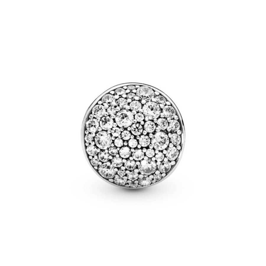 Charms Joyas Pandora | Charm Redondo Con Pave