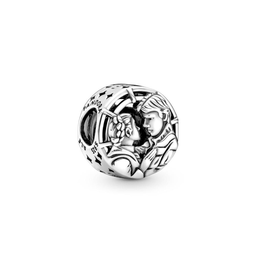 Charms Joyas Pandora | Charm Beso De Han Solo Y Leia De Star Wars