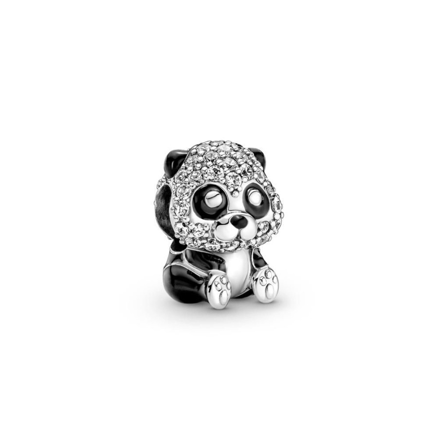 Charms Joyas Pandora | Charm Panda Tierno Reluciente