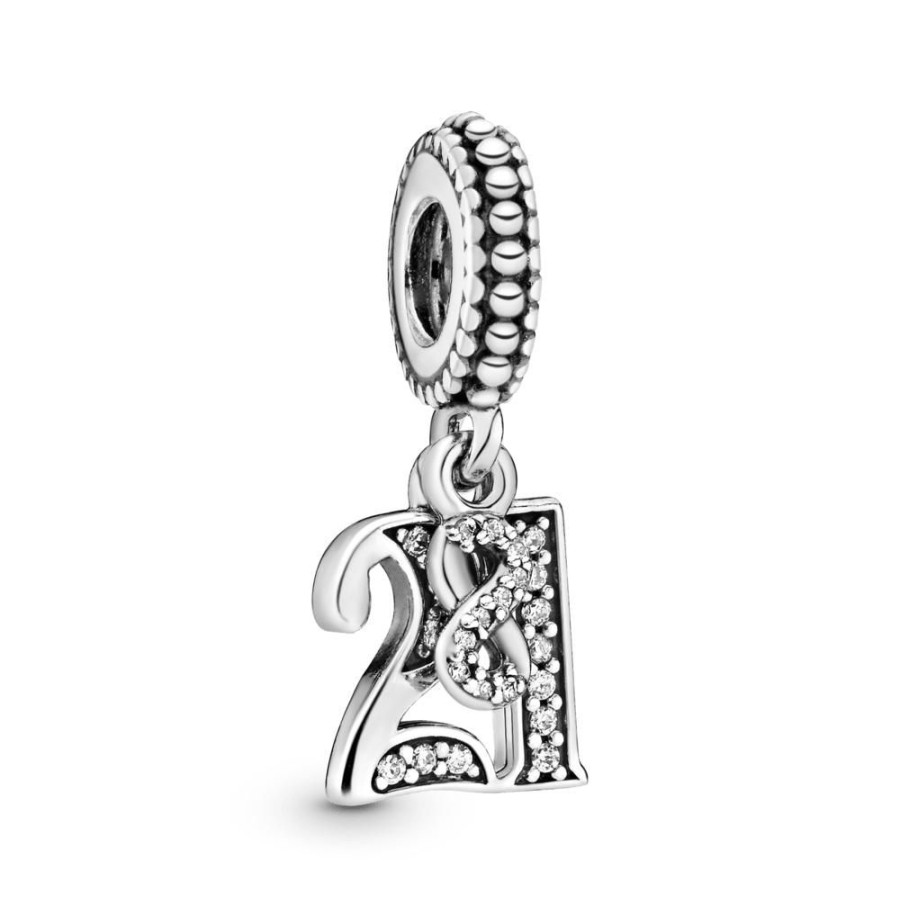 Charms Joyas Pandora | Charm Colgante Celebracion De 21 Anos