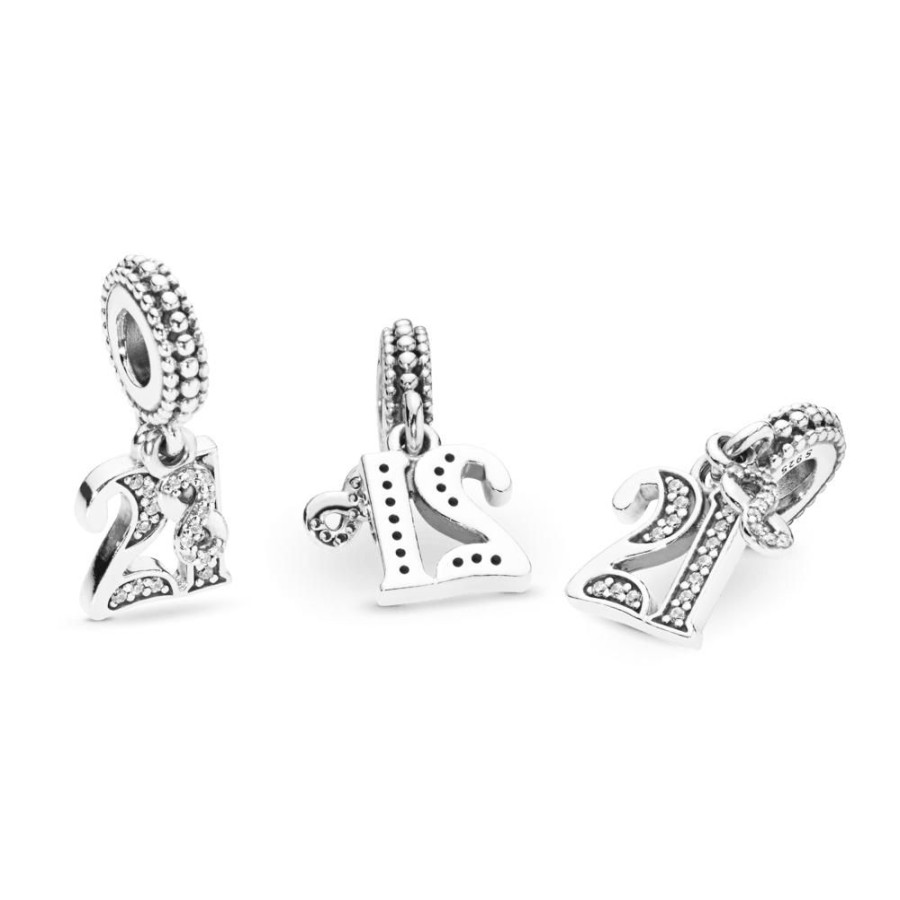 Charms Joyas Pandora | Charm Colgante Celebracion De 21 Anos