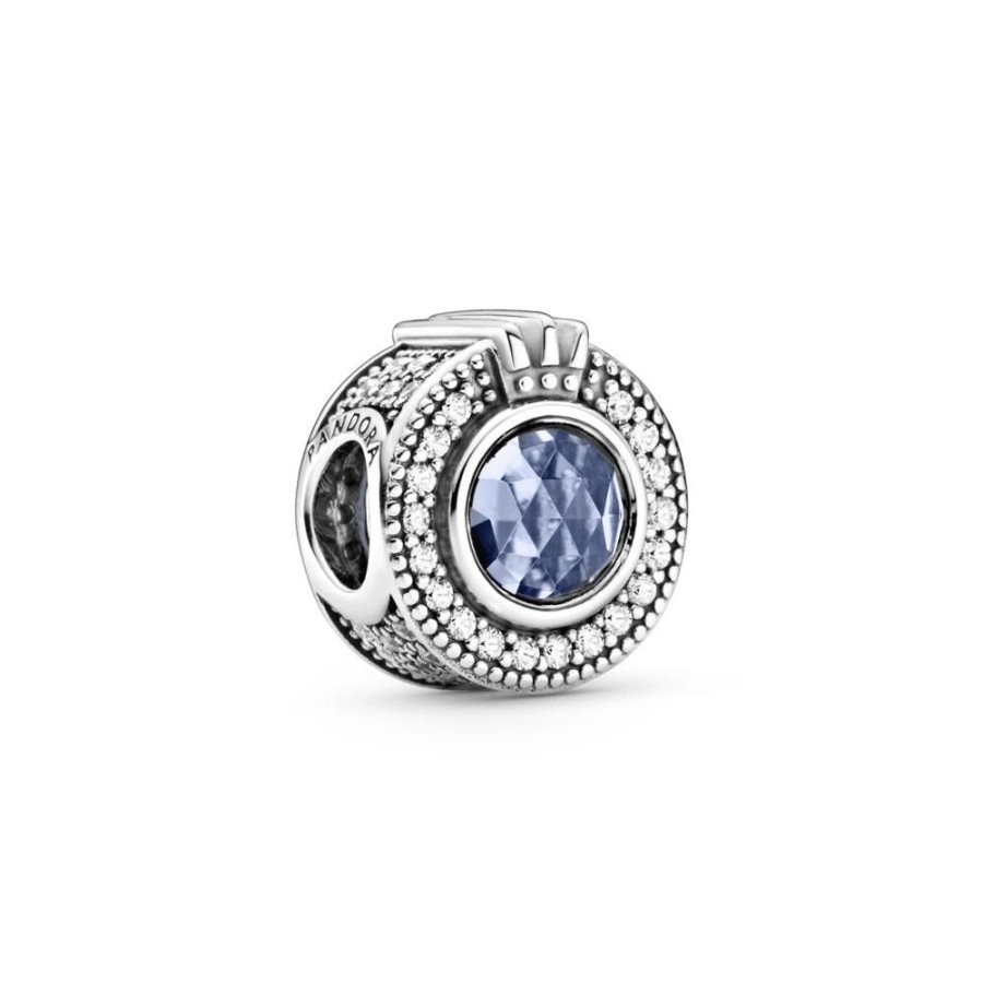 Charms Joyas Pandora | Charm Corona O Azul Resplandeciente