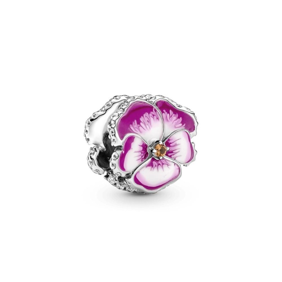 Charms Joyas Pandora | Charm Pensamiento Rosa