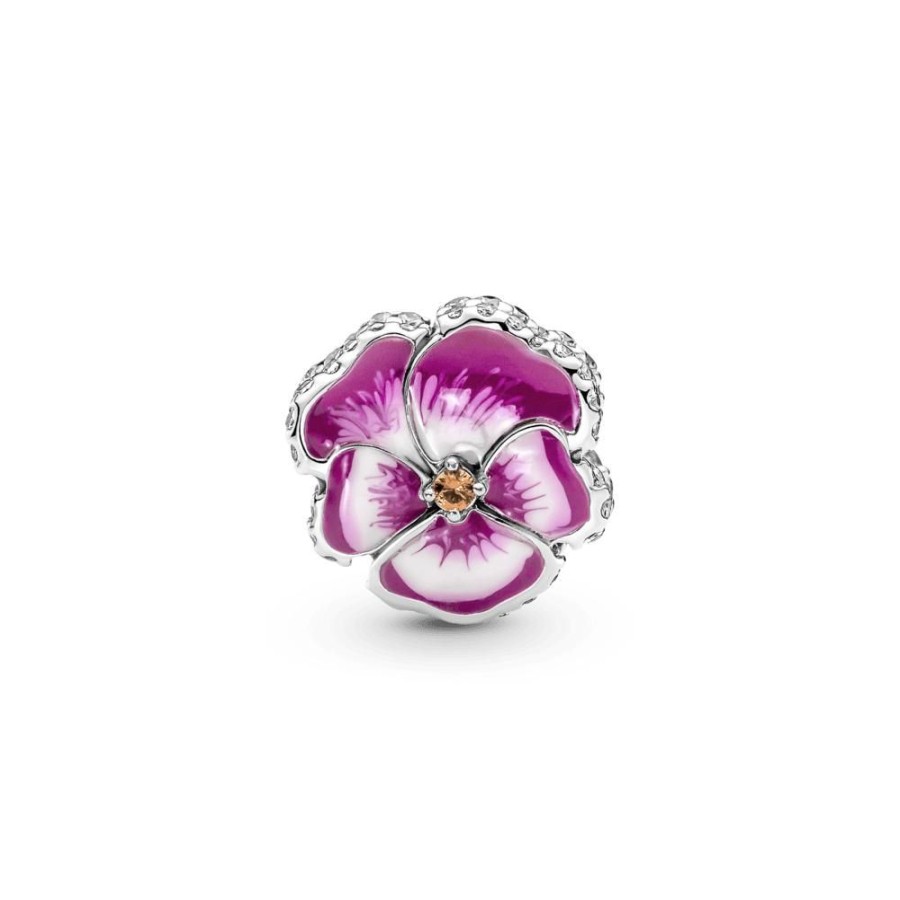 Charms Joyas Pandora | Charm Pensamiento Rosa