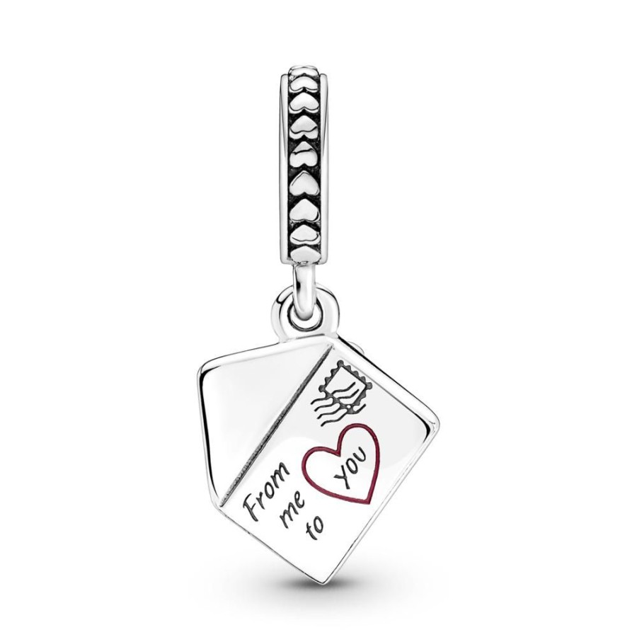 Charms Joyas Pandora | Charm Colgante Sobre Con Pensamiento