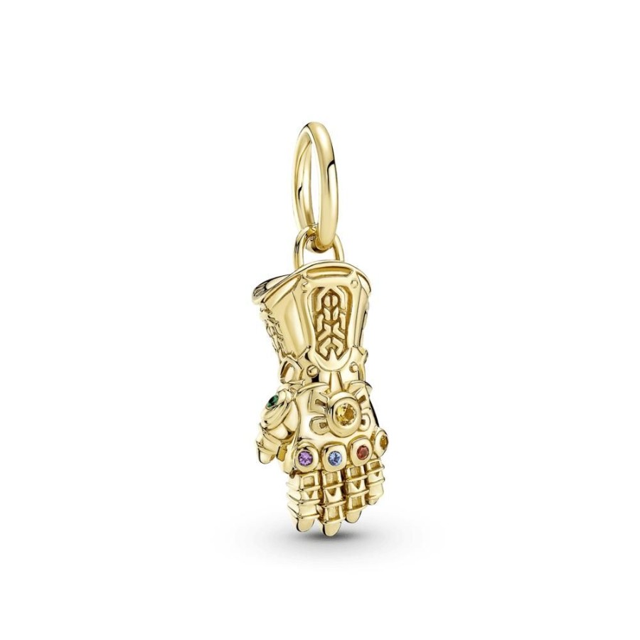 Charms Joyas Pandora | Charm Colgante Guante Del Infinito De The Avengers De Marvel En Recubrimiento Oro 14