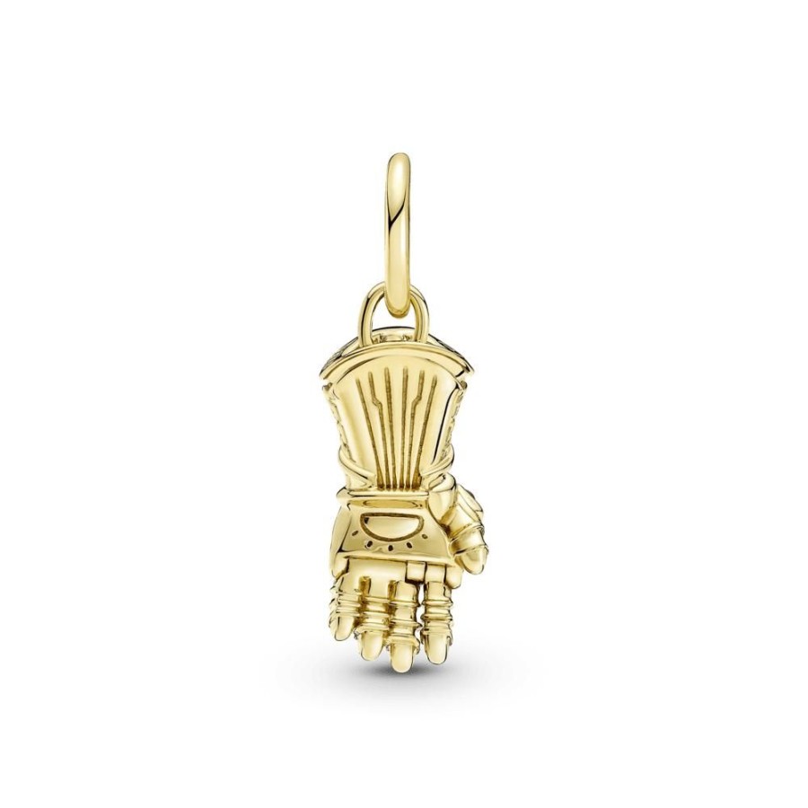 Charms Joyas Pandora | Charm Colgante Guante Del Infinito De The Avengers De Marvel En Recubrimiento Oro 14