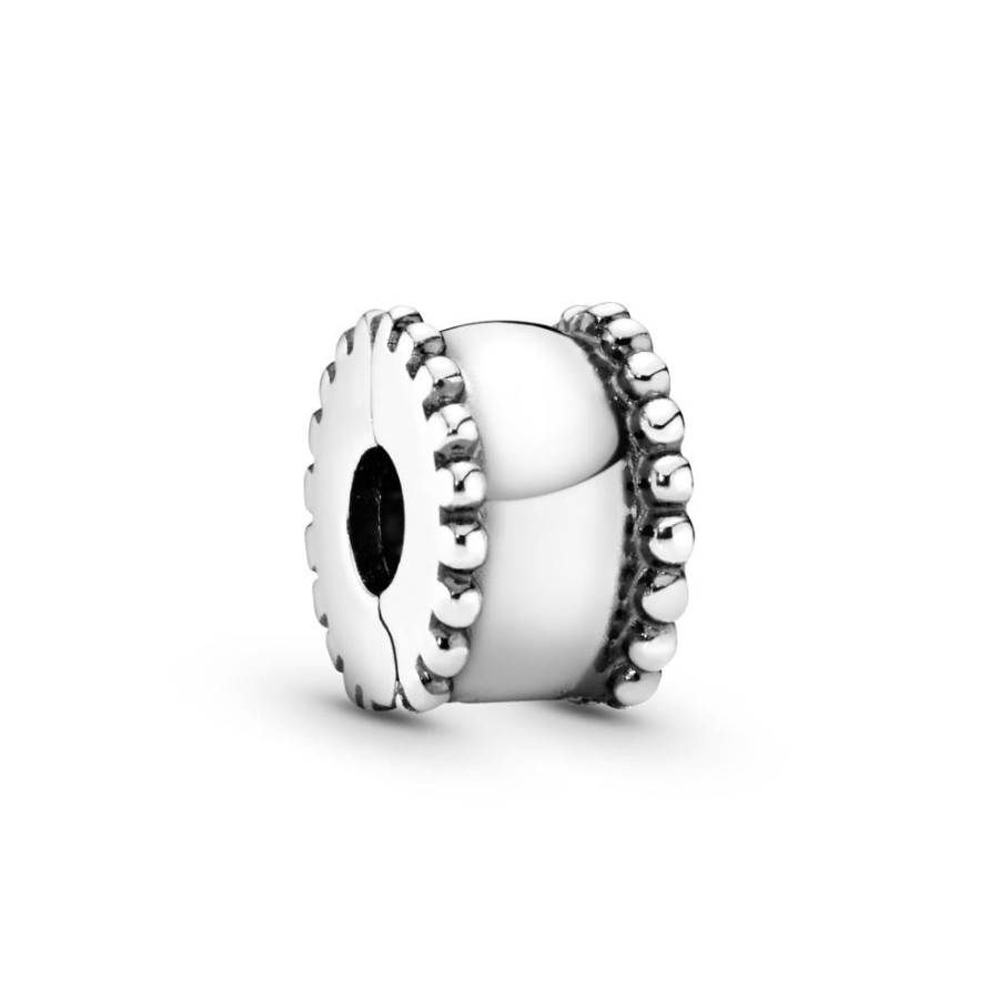 Charms Joyas Pandora | Charm Sujetador Redondo Con Cuentas