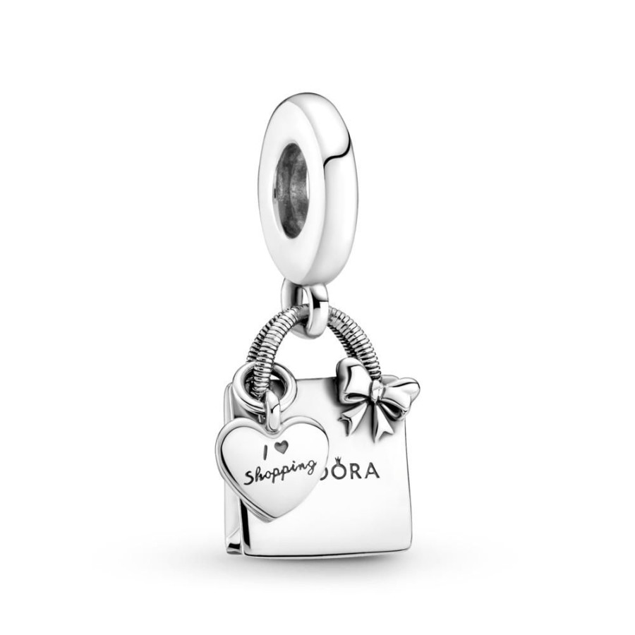 Charms Joyas Pandora | Charm Colgante Bolsa De Compras Pandora