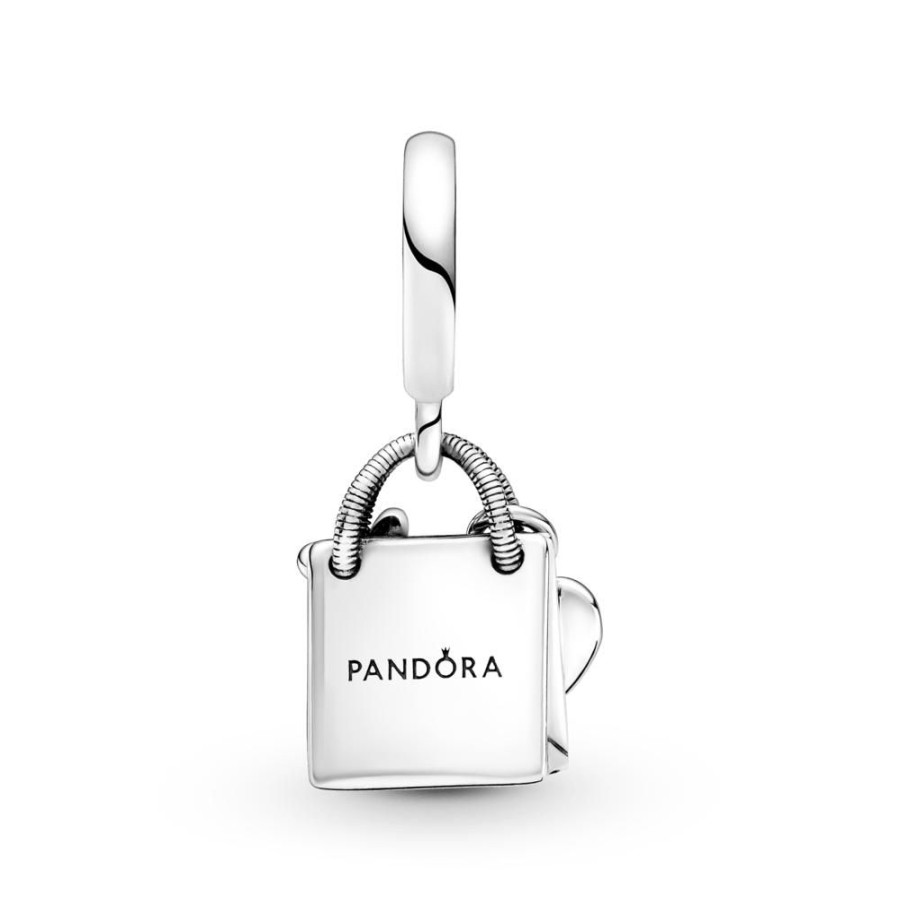 Charms Joyas Pandora | Charm Colgante Bolsa De Compras Pandora