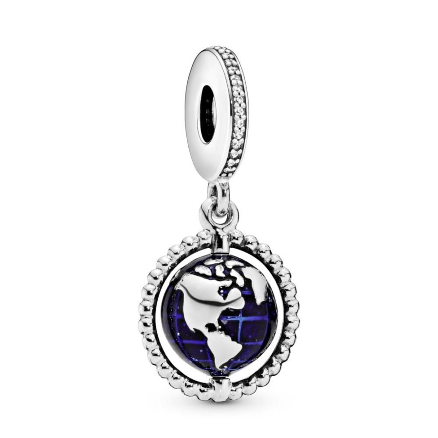 Charms Joyas Pandora | Charm Colgante Globo Giratorio