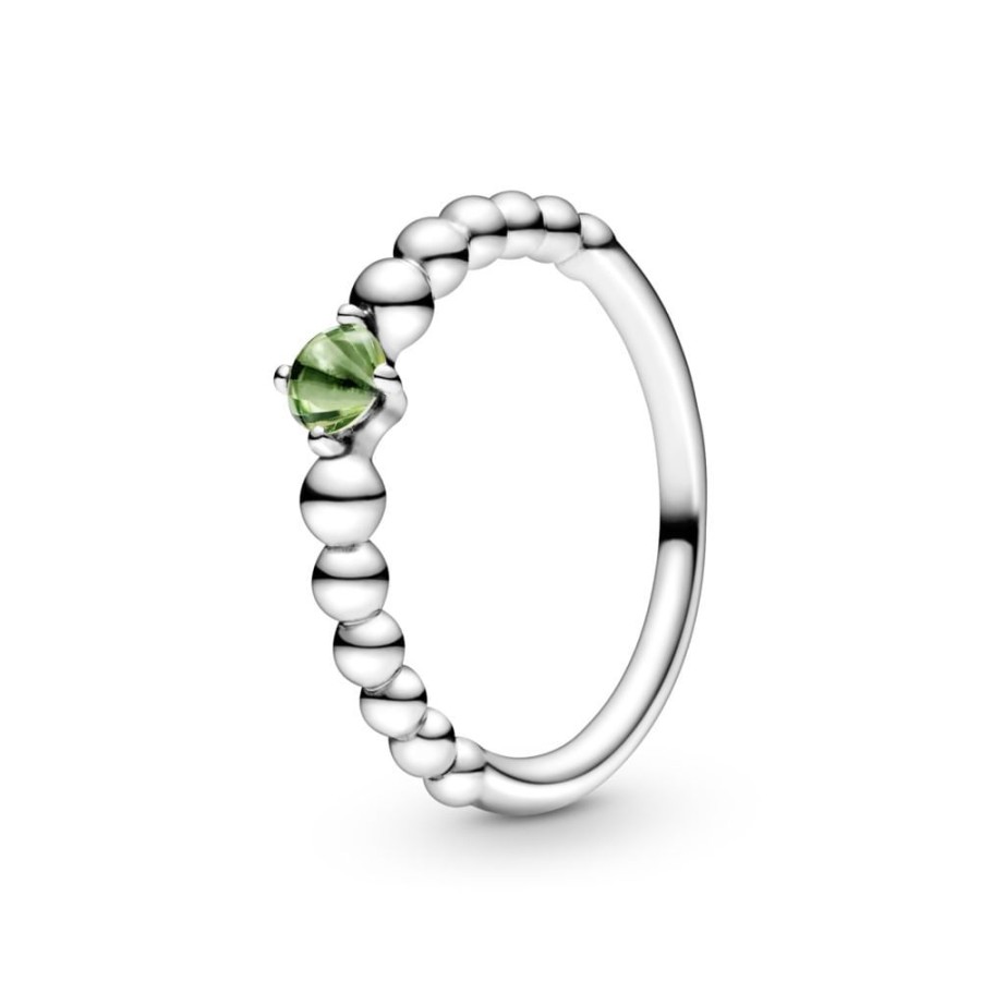 Anillos Joyas Pandora | Anillo De Abalorios Verde Primavera