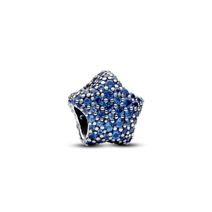 Charms Joyas Pandora | Charm Estrella Pave Azul