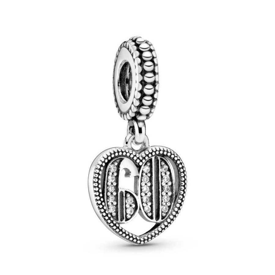 Charms Joyas Pandora | Charm Colgante Celebracion De 60 Anos