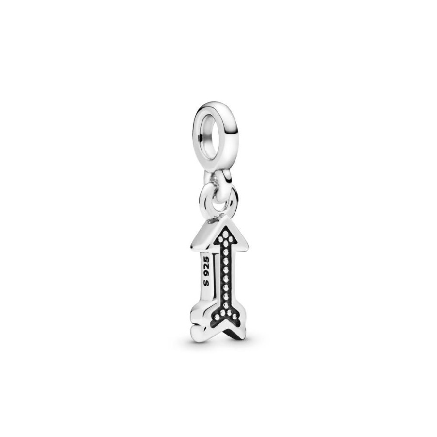 Charms Joyas Pandora | Charm Colgante De Flecha En Plata Esterlina