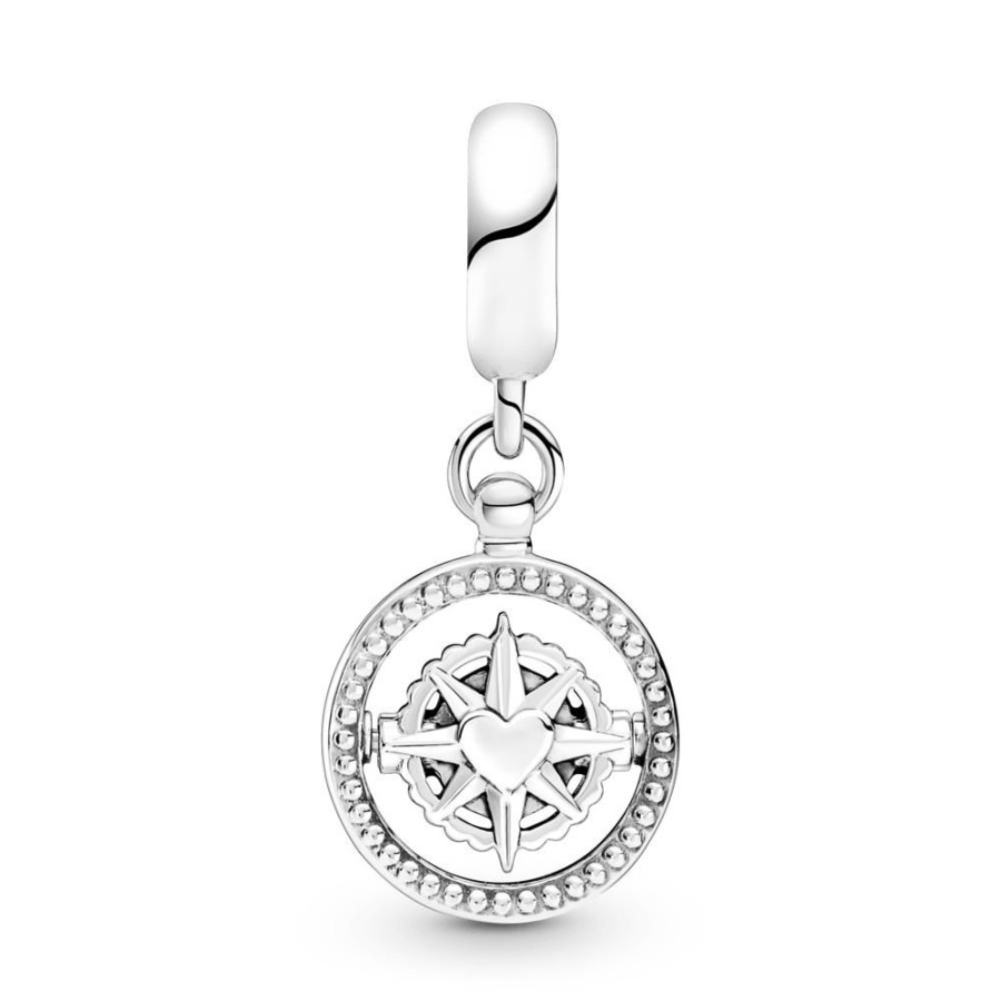 Charms Joyas Pandora | Charm Colgante Brujula Giratoria