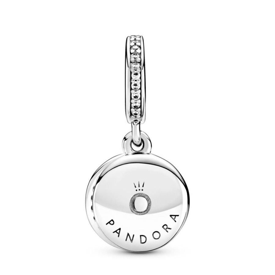 Charms Joyas Pandora | Charm Colgante Doble Disco Verde Reluciente