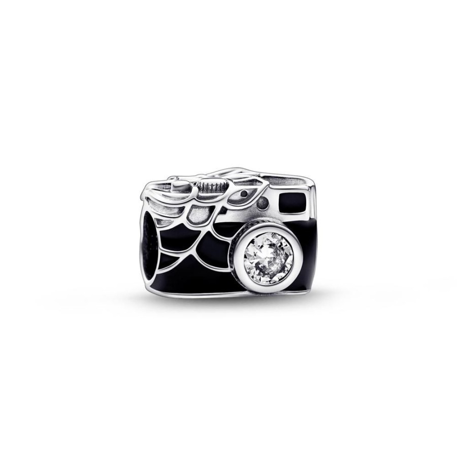 Charms Joyas Pandora | Charm Selfie De Camara Spiderman De Marvel Pandora Plata Esterlina