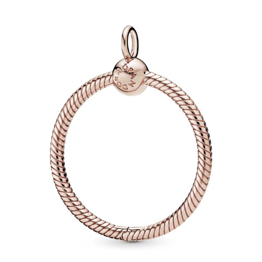 Collares Y Dijes Joyas Pandora | Dije O Pandora Moments Mediano Recubrimiento En Oro Rosa De 14K