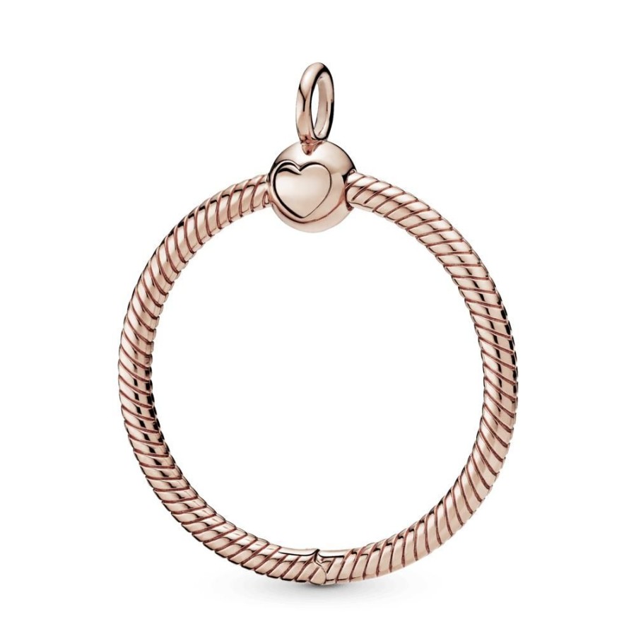 Collares Y Dijes Joyas Pandora | Dije O Pandora Moments Mediano Recubrimiento En Oro Rosa De 14K