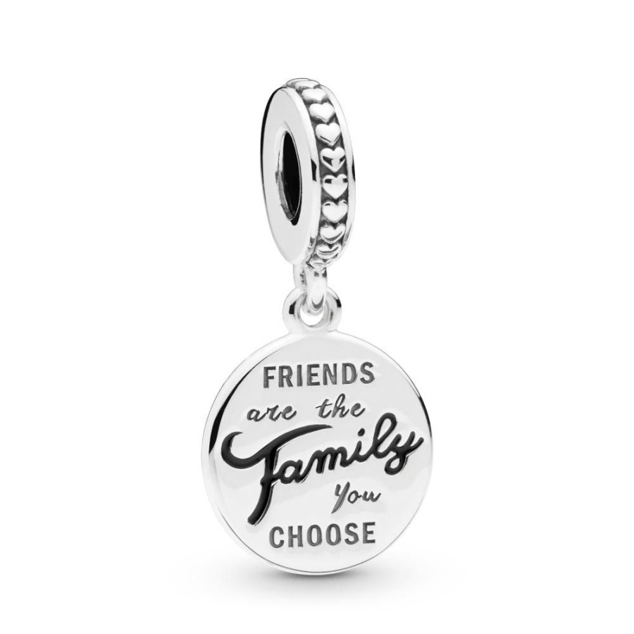 Charms Joyas Pandora | Charm Pandora Colgante De Ley Los Amigos Son Familia