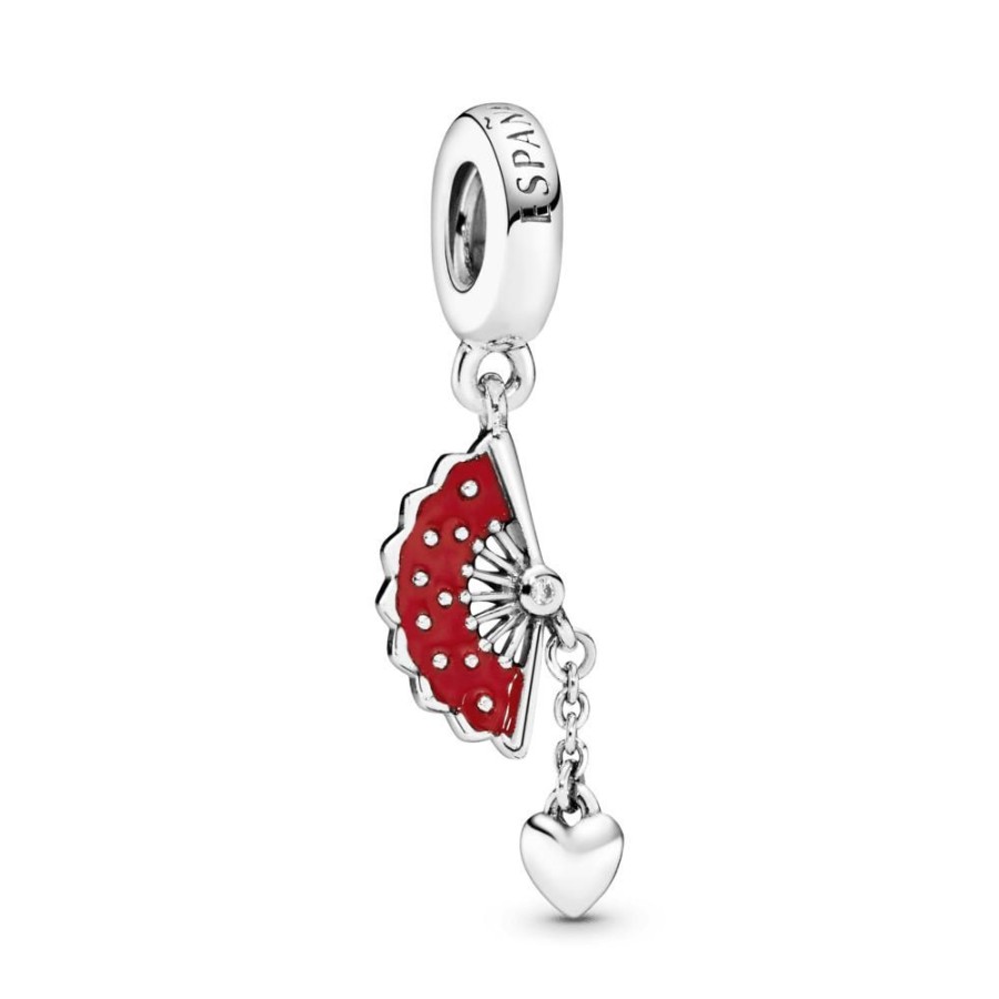 Charms Joyas Pandora | Charm Colgante Abanico Espanol