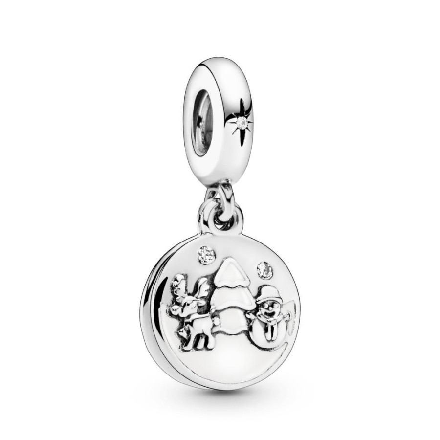 Charms Joyas Pandora | Charm Colgante Paisaje Nevado