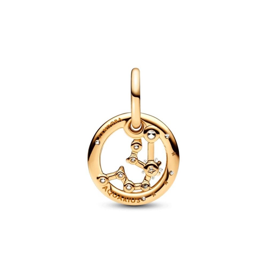 Charms Joyas Pandora | Charm Colgante Zodiaco Acuario