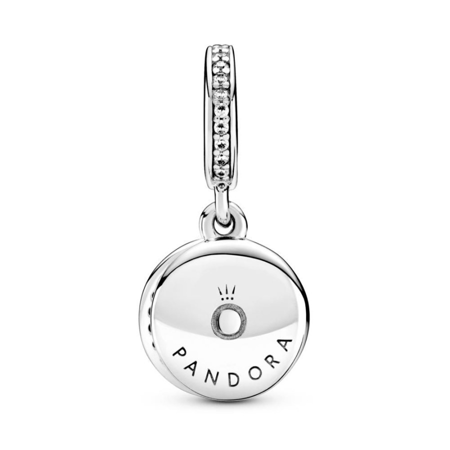 Charms Joyas Pandora | Charm Colgante Doble Disco Rojo Reluciente