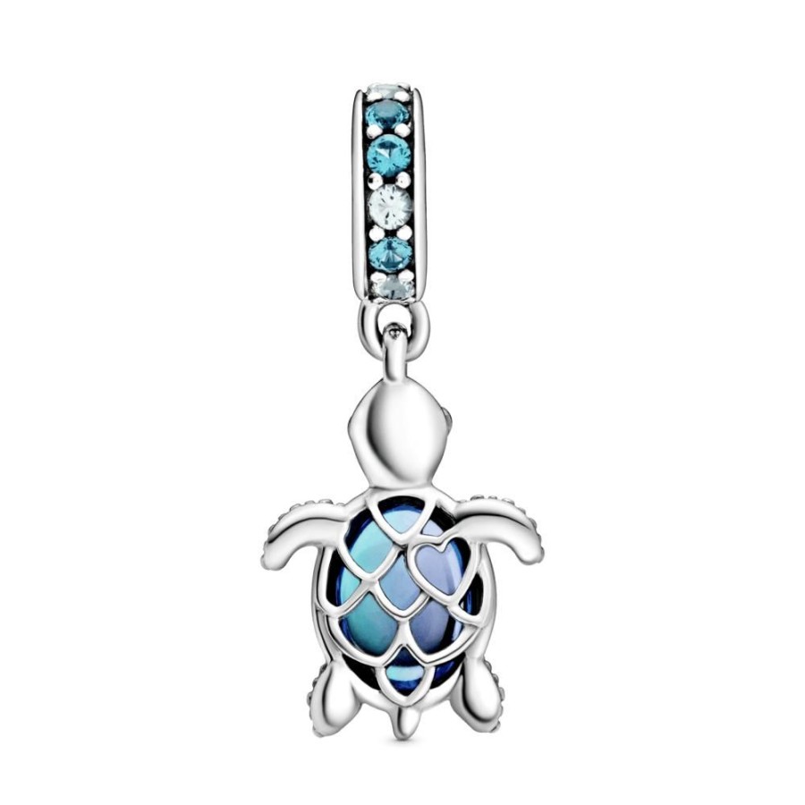 Charms Joyas Pandora | Charm Colgante Tortuga De Mar De Cristal Murano