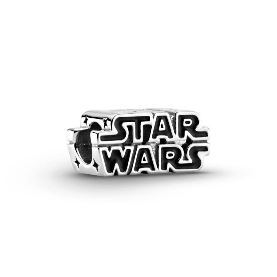 Charms Joyas Pandora | Charm Logo Star Wars 3D Plata