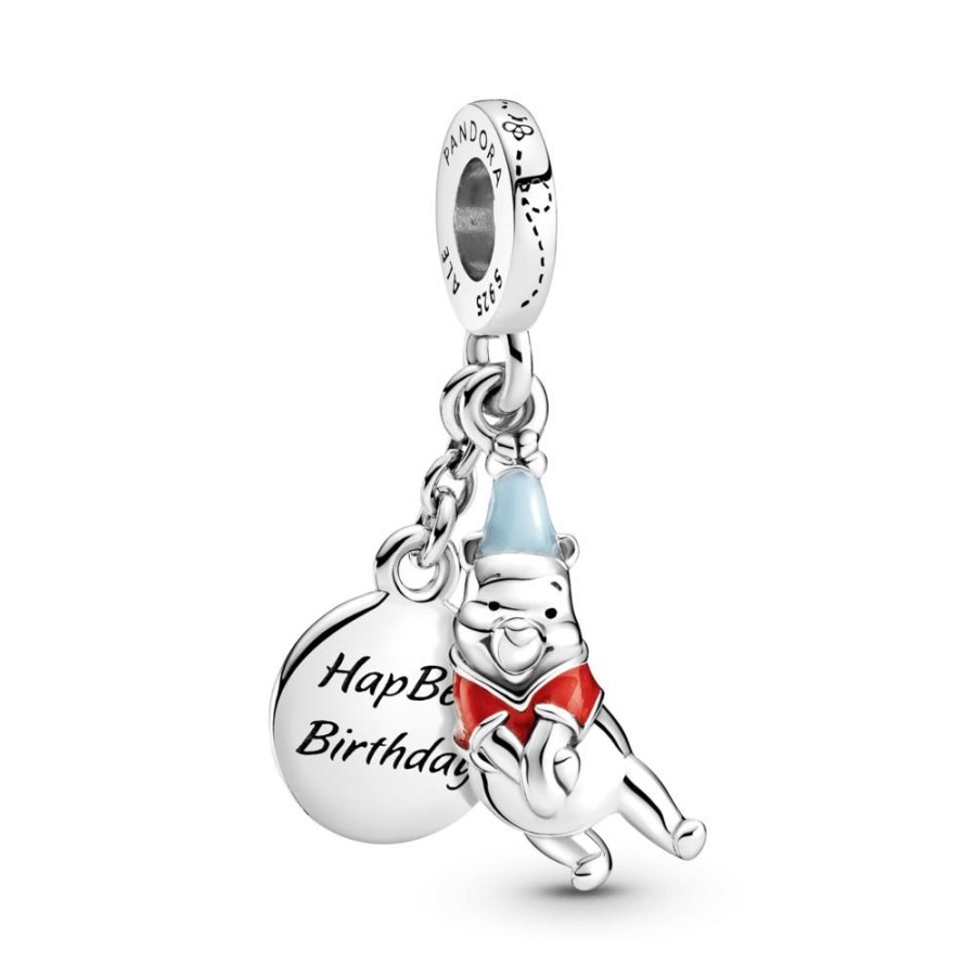 Charms Joyas Pandora | Charm Colgante Cumpleanos Winnie Pooh De Disney.