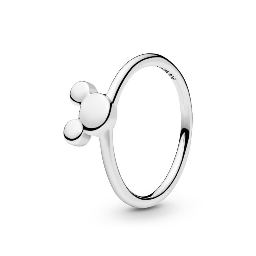 Anillos Joyas Pandora | Anillo Con Silueta De Mickey De Disney