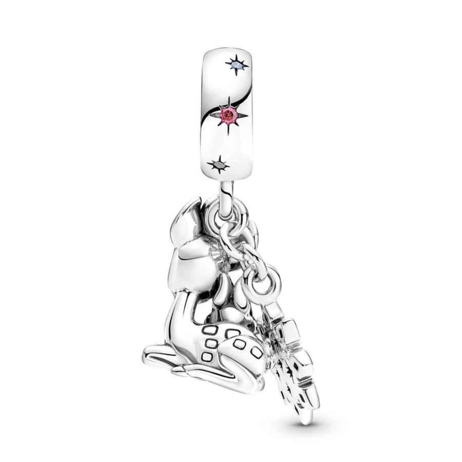 Charms Joyas Pandora | Charm Colgante En Plata De Ley Bambi & Tambor De Disney