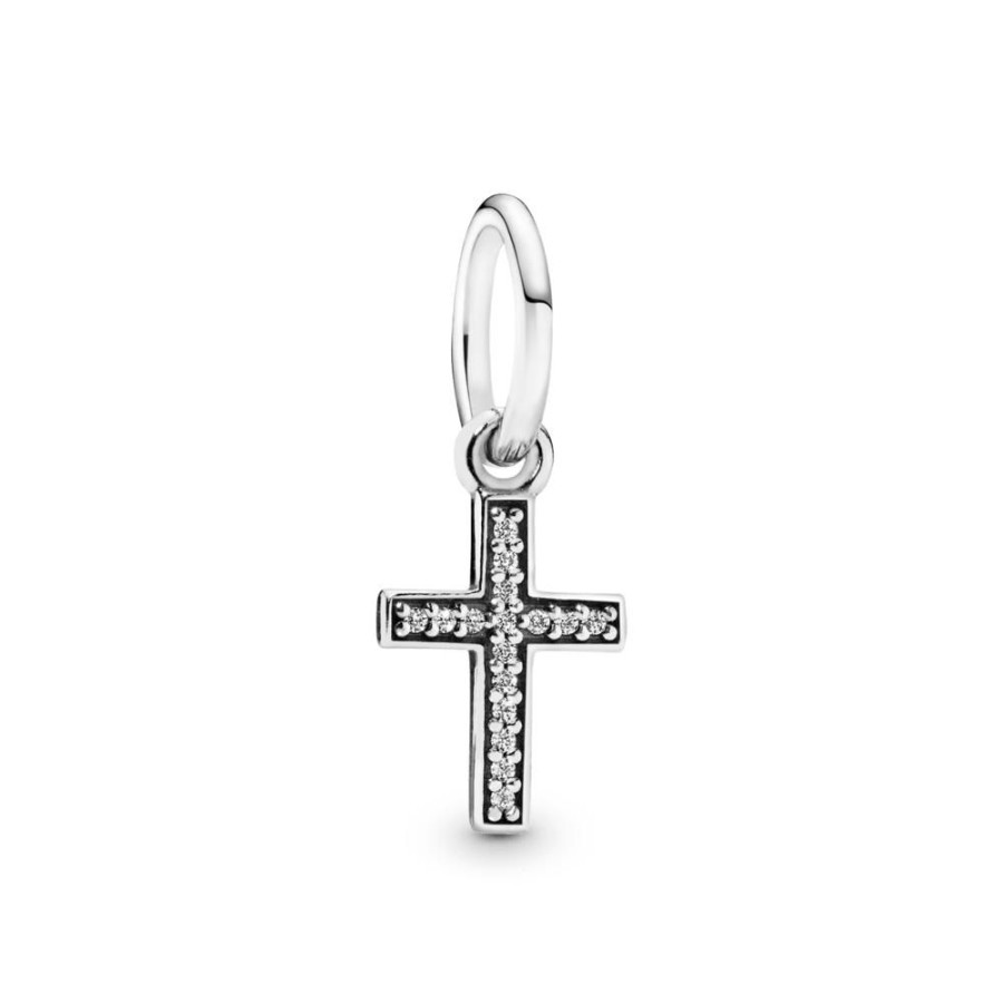 Charms Joyas Pandora | Charm Colgante Cruz Resplandeciente