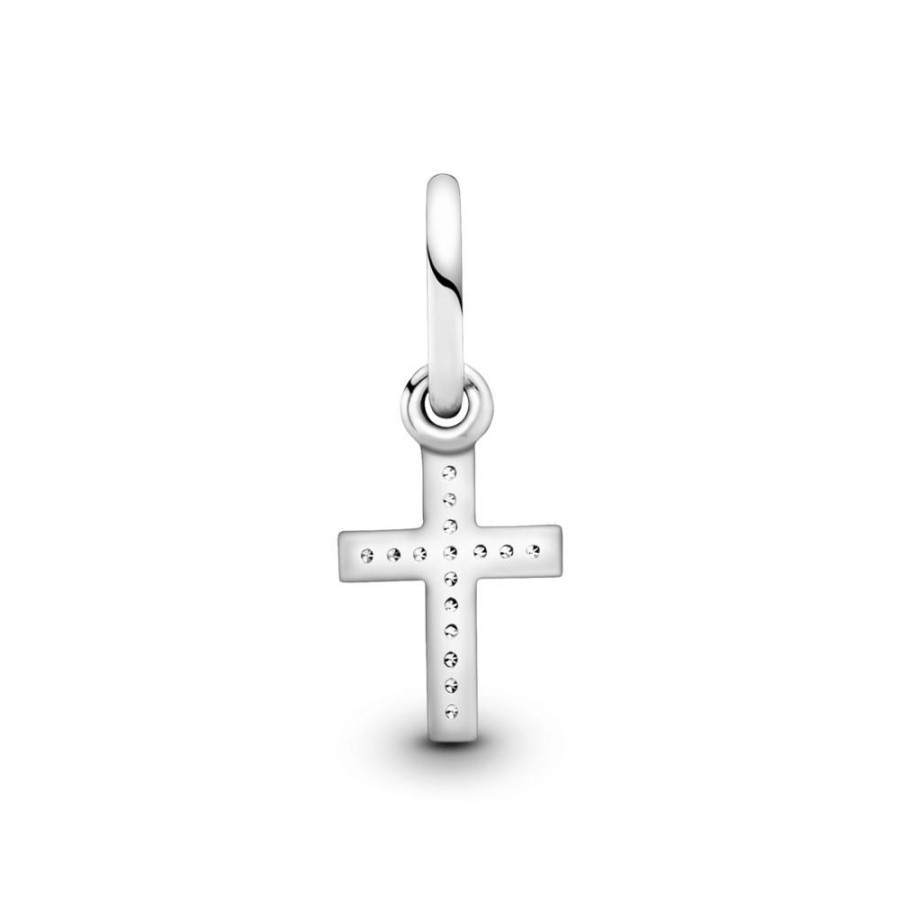 Charms Joyas Pandora | Charm Colgante Cruz Resplandeciente