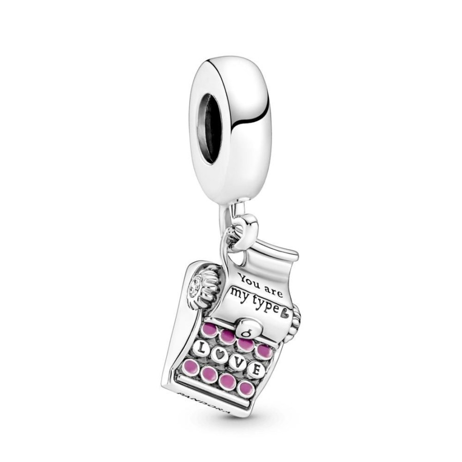 Charms Joyas Pandora | Charm Colgante Maquina De Escribir