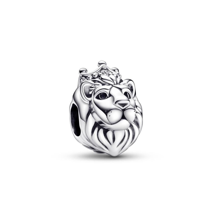 Charms Joyas Pandora | Charm Leon Real Pandora Plata Esterlina