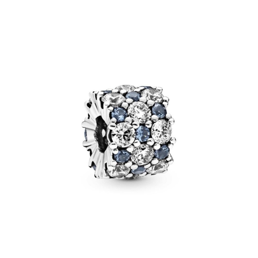 Charms Joyas Pandora | Charm Brillo Azul Y Transparente