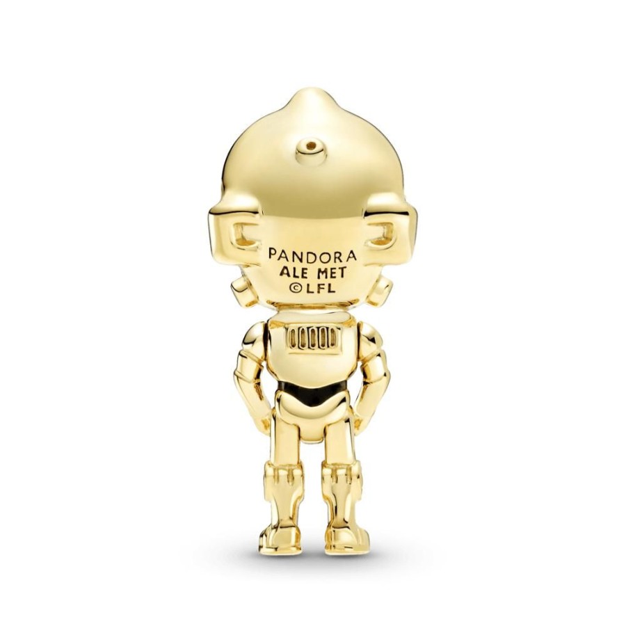 Charms Joyas Pandora | Charm Star Wars C-3Po Recubrimiento En Oro De 14K