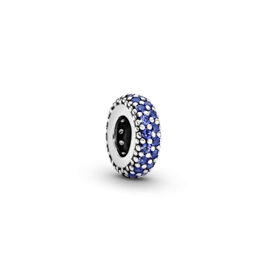 Charms Joyas Pandora | Charm Espaciador Brillo Azul