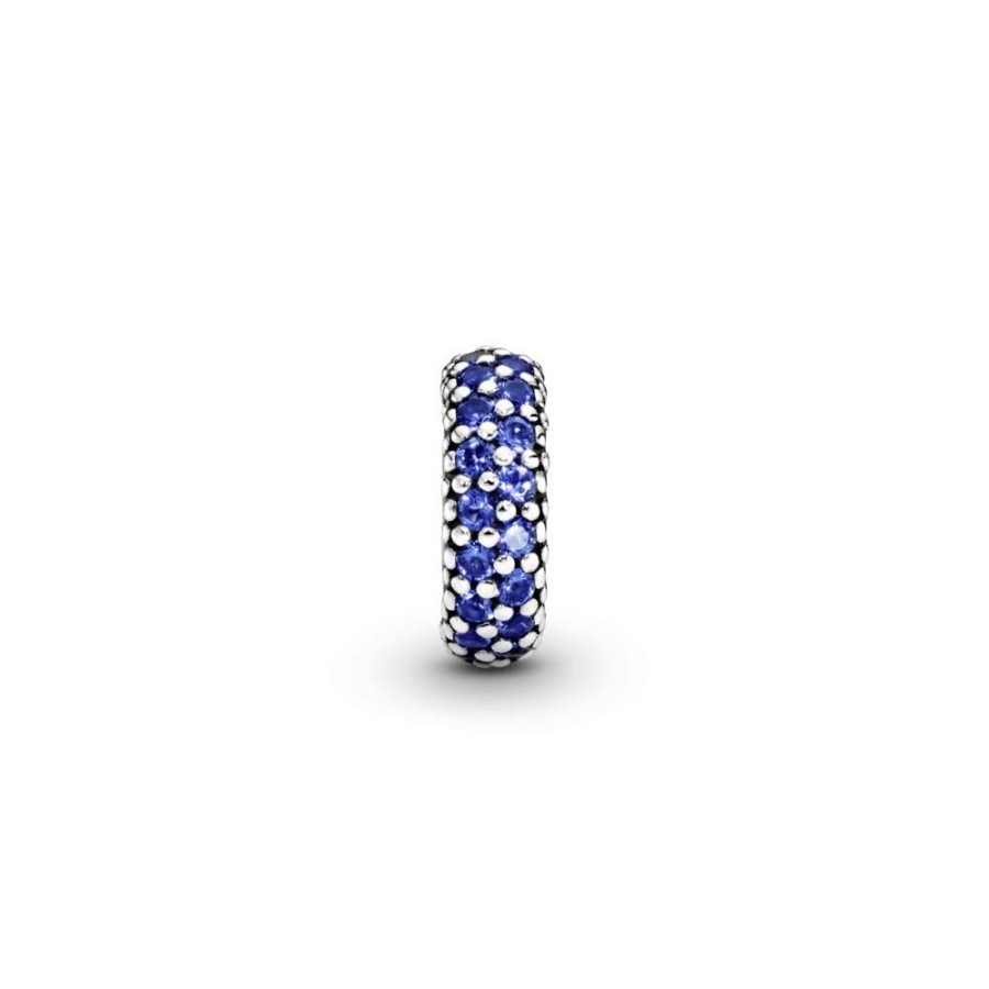 Charms Joyas Pandora | Charm Espaciador Brillo Azul