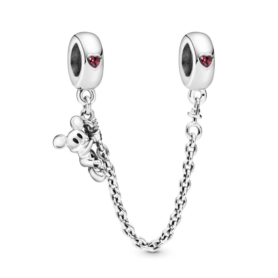 Charms Joyas Pandora | Cadena De Seguridad Mickey Escalador