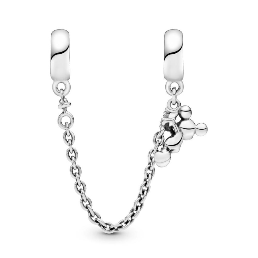 Charms Joyas Pandora | Cadena De Seguridad Mickey Escalador