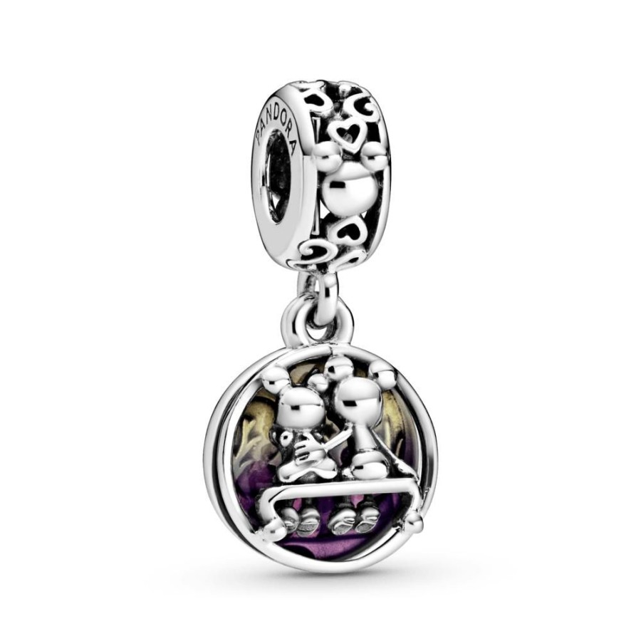 Charms Joyas Pandora | Charm Colgante Mickey Y Minnie Mouse Felices Para Siempre De Disney