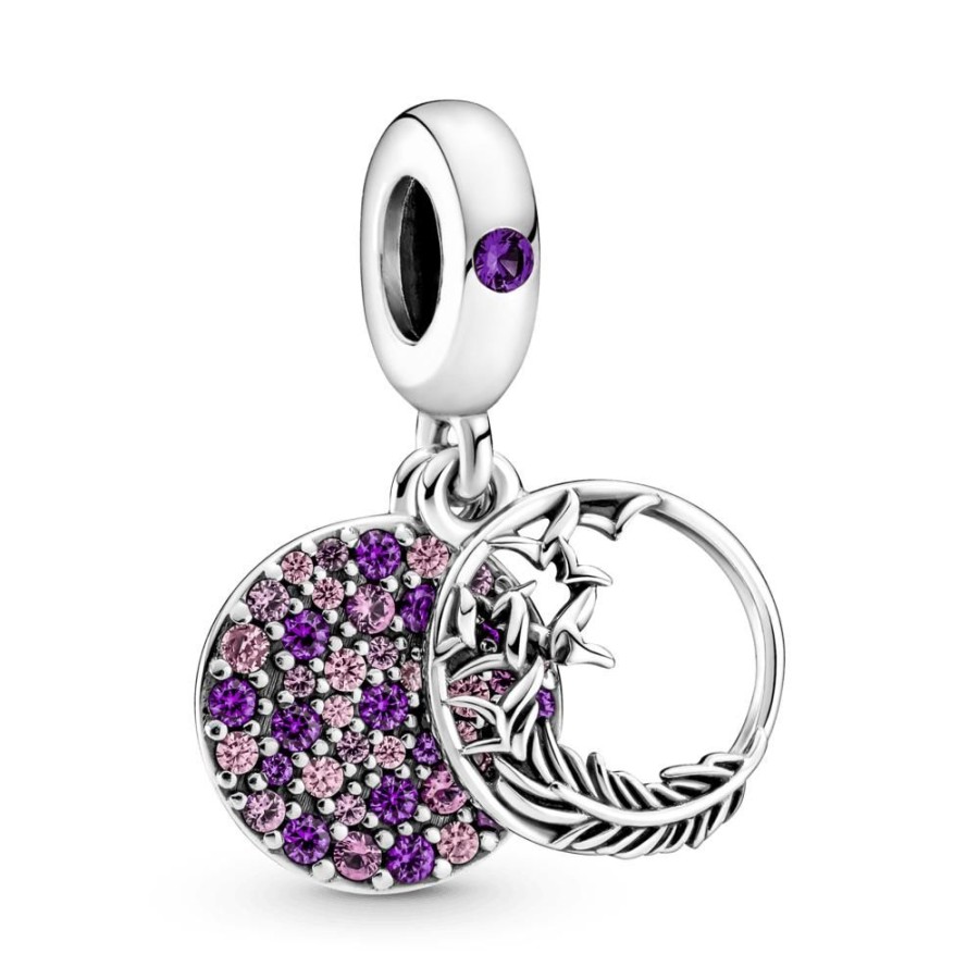 Charms Joyas Pandora | Charm Colgante Pluma De Pave