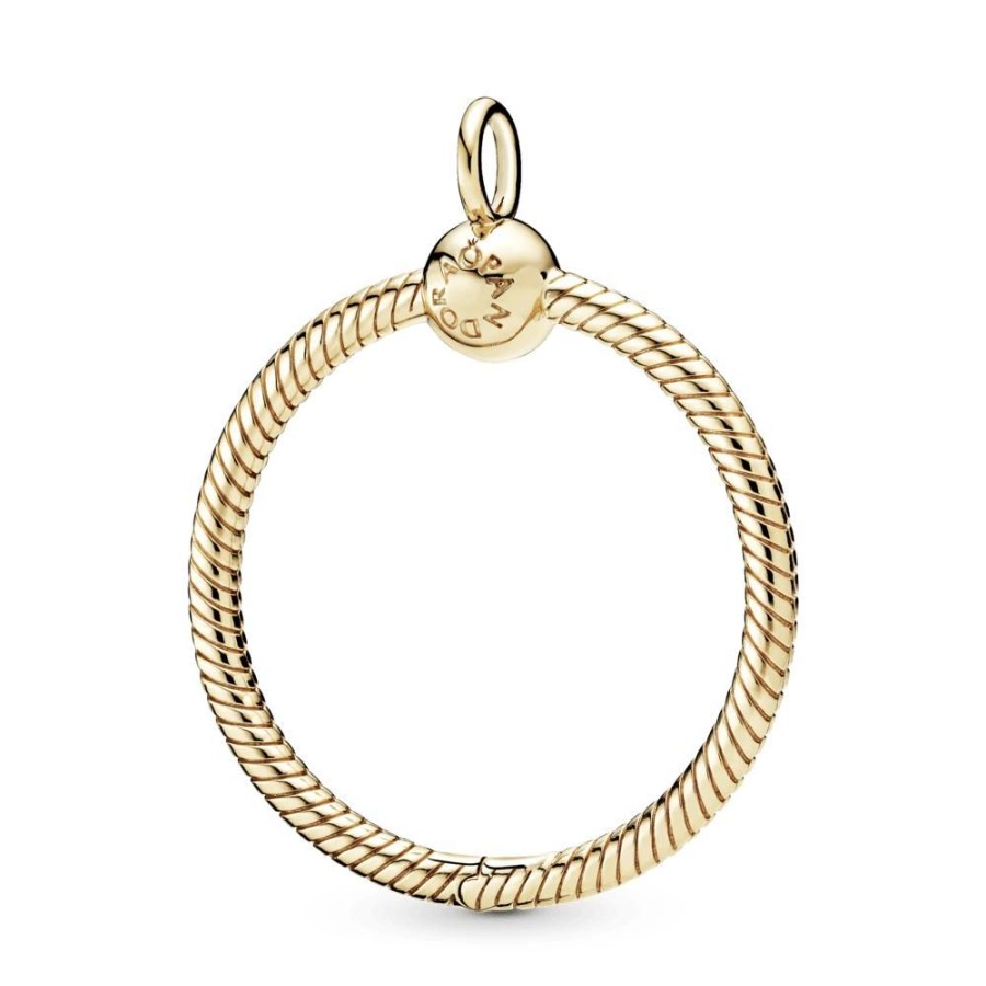 Collares Y Dijes Joyas Pandora | Dije O Pandora Moments Mediano Recubrimiento En Oro De 14K