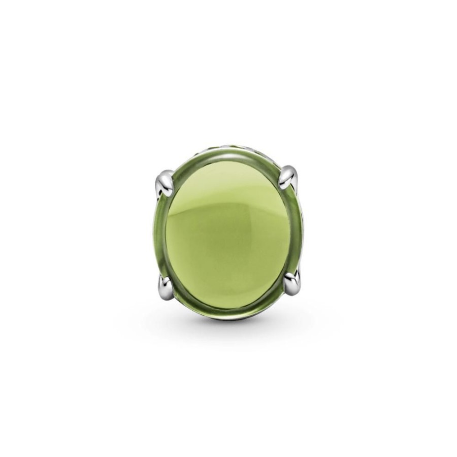 Charms Joyas Pandora | Charm Cabujon Oval Verde