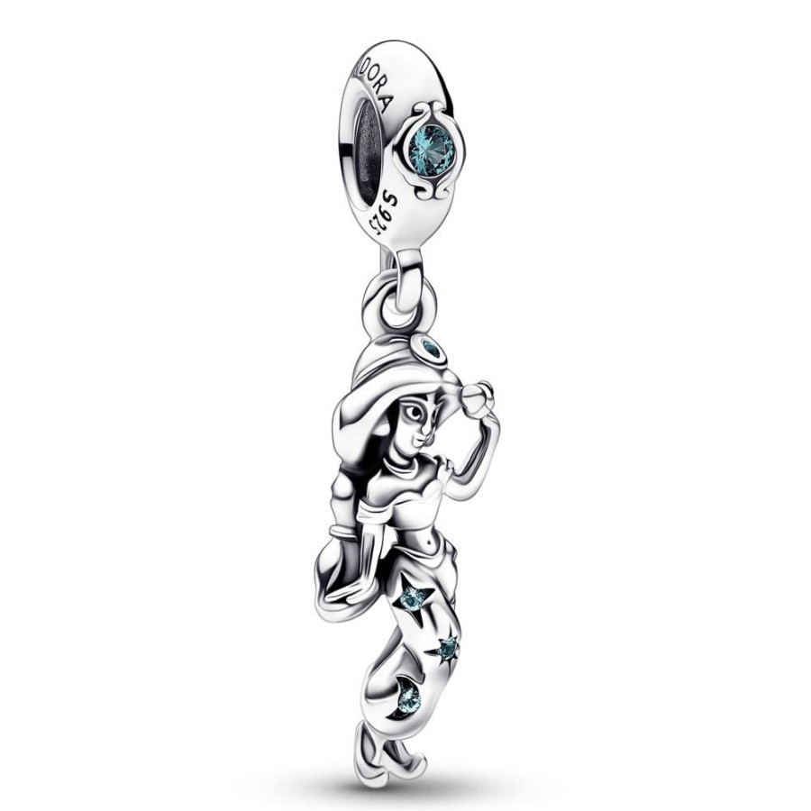 Charms Joyas Pandora | Charm Colgante Princesa Jazmin De Aladdin De Disney Pandora Plata Esterlina