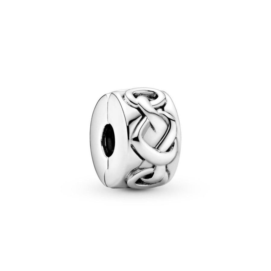 Charms Joyas Pandora | Charm Sujetador Corazones Anudados